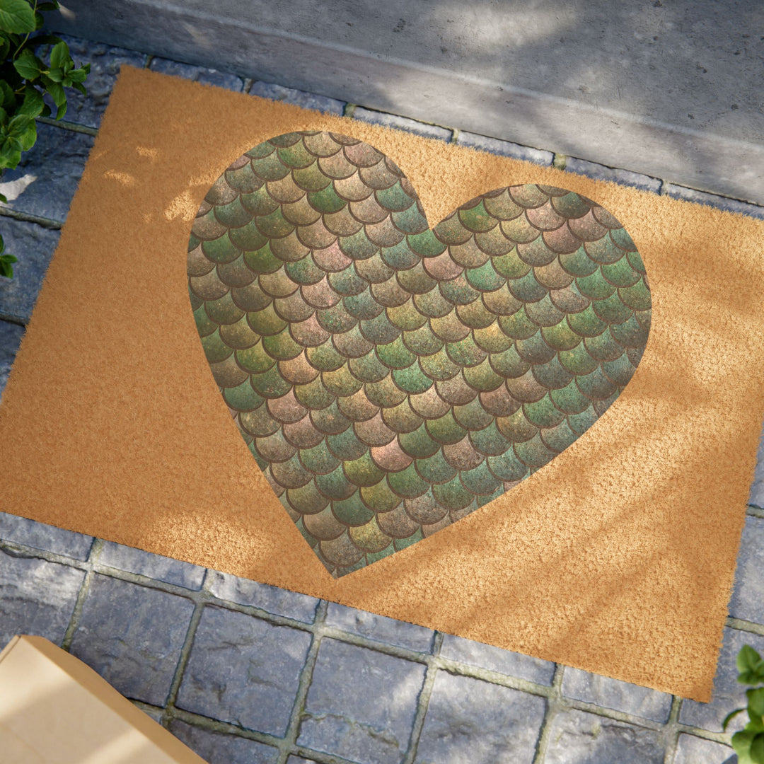 Mermaid Heart Doormat