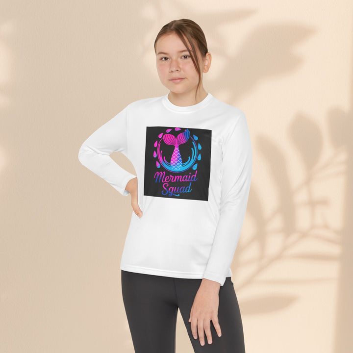 Youth Long Sleeve Competitor Tee - Mermaid Squad