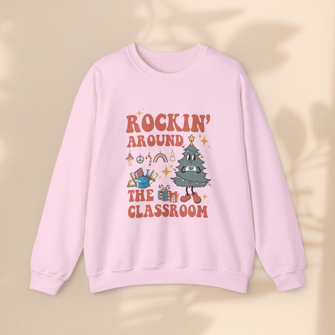 Unisex Heavy Blend™ Crewneck Sweatshirt - Rockin Around The Classroom