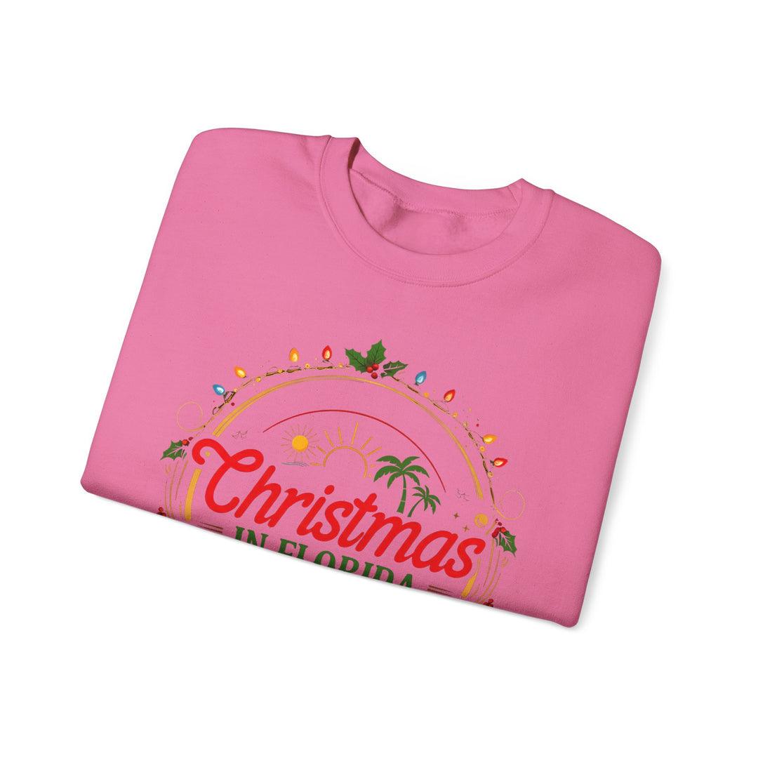 Unisex Heavy Blend™ Crewneck Sweatshirt - Christmas in Florida