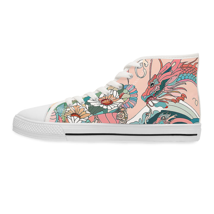 Women's High Top Sneakers - Sea Dragon Dreams