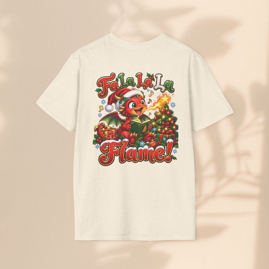 Holiday Dragon T-Shirt – Fa La La La Flame Christmas Tee