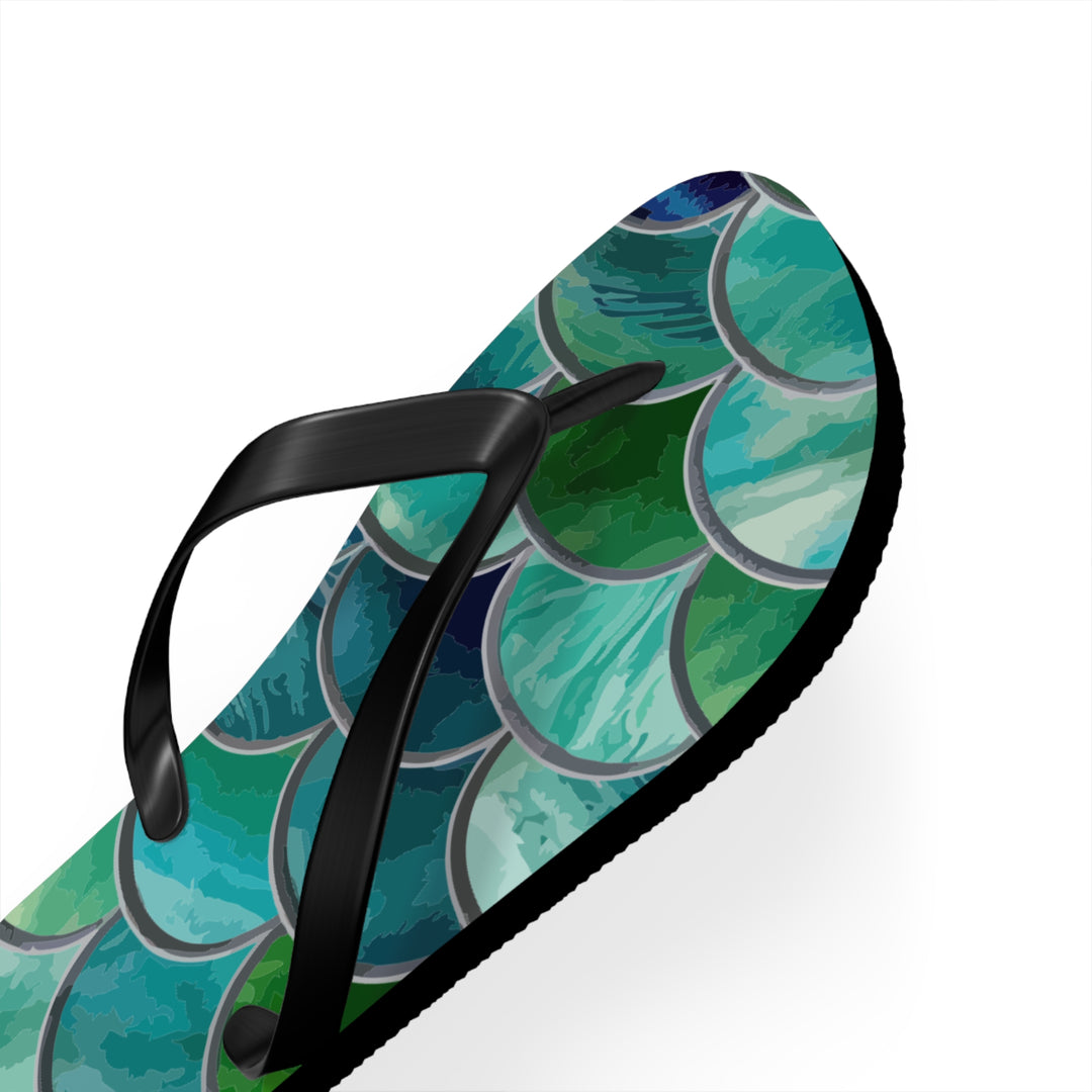 Flip Flops - Mermaid Scales