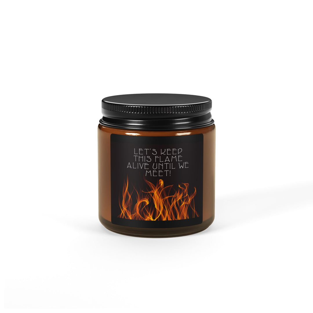 Scented Soy Candle (Multi-Size, Amber Jar)