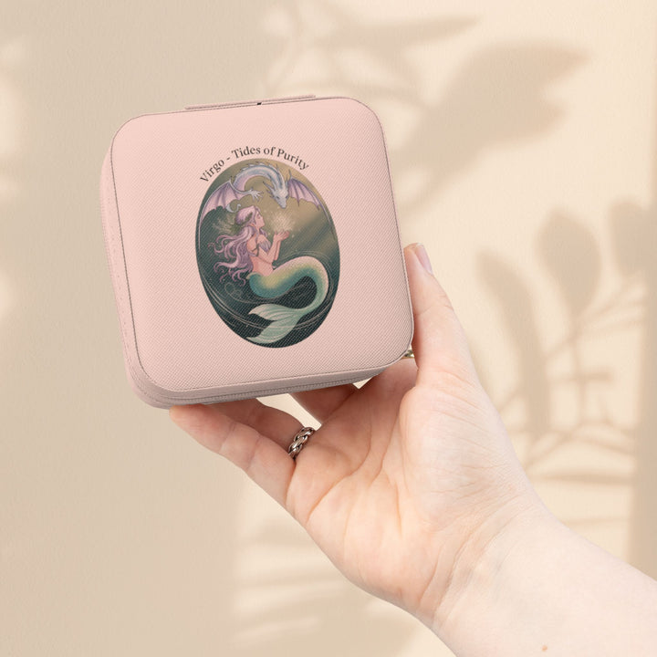 Virgo Jewelry Travel Case — Compact Zodiac Organizer