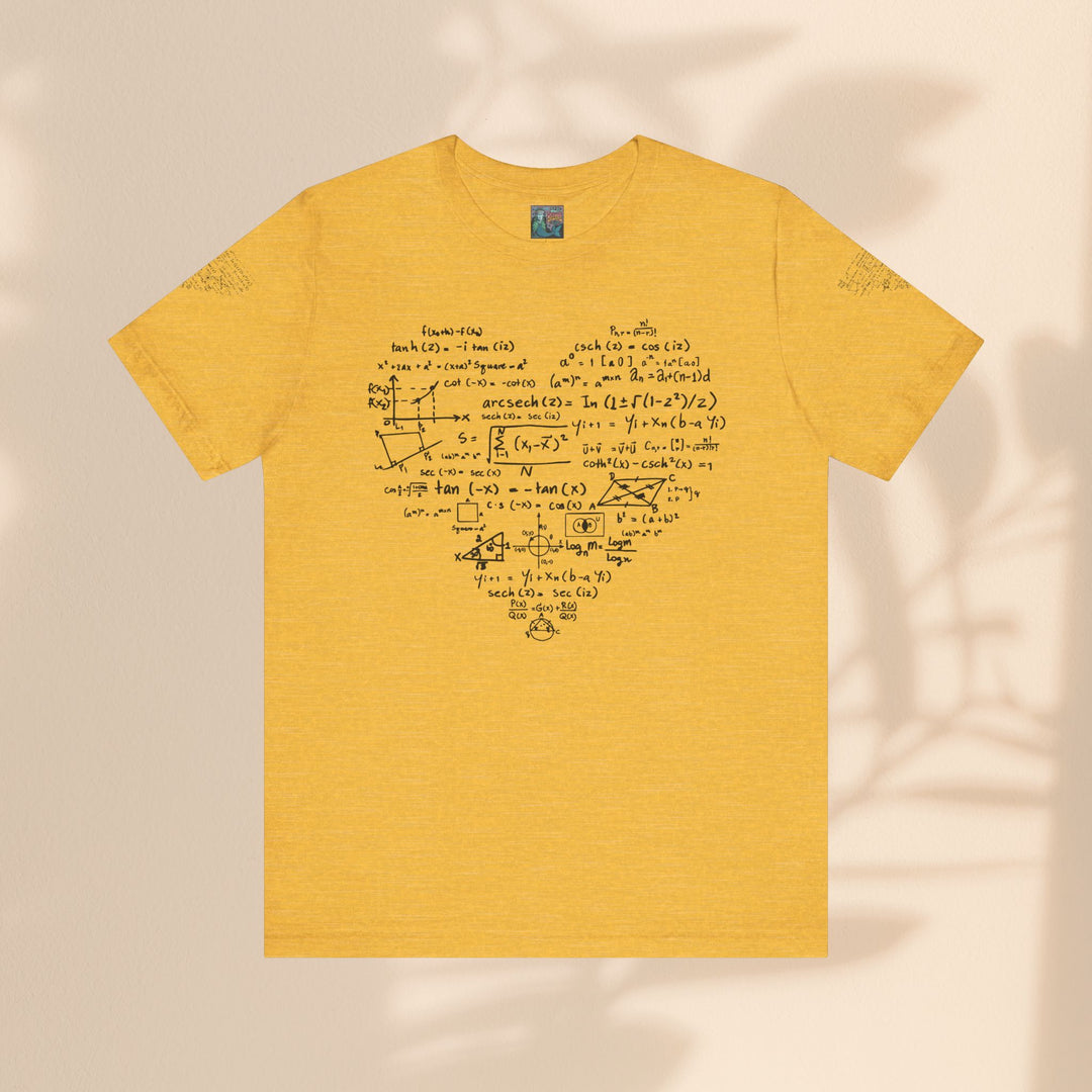 Unisex Jersey Short Sleeve Tee - Math Heart