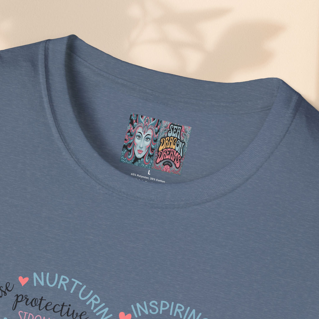Foster Mom Heart T-Shirt - Unisex Softstyle Tee for Every Occasion