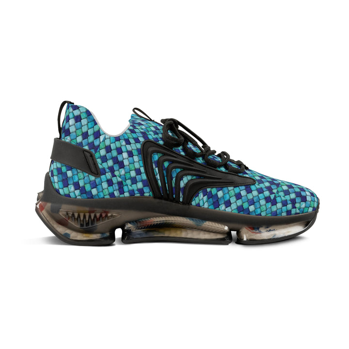 Men's Mesh Sneakers - Mermaid Scales