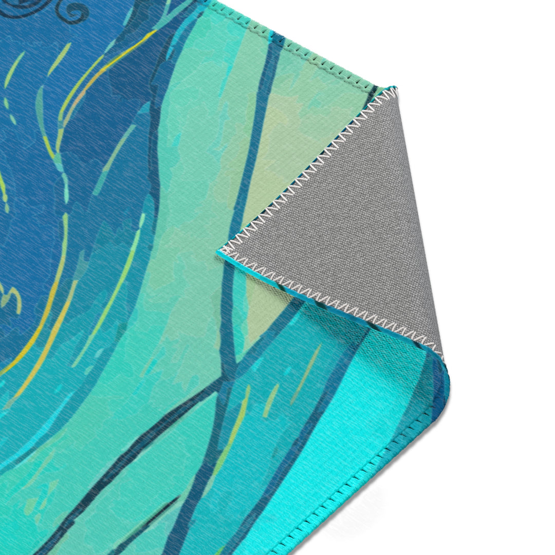 Vibrant Wave Rug for Stylish Serenity