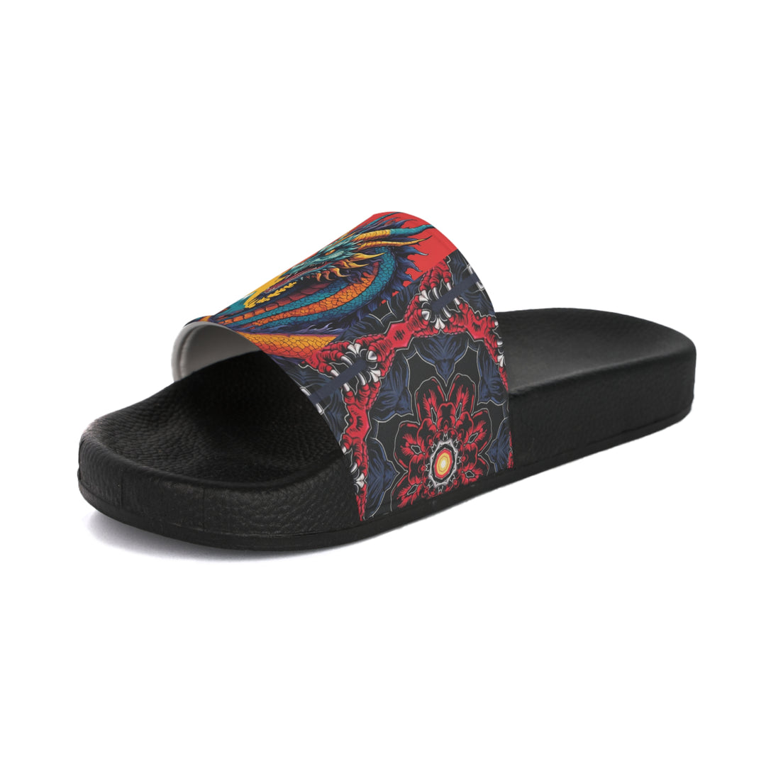 Men's Slide Sandals - Japanese Dragon