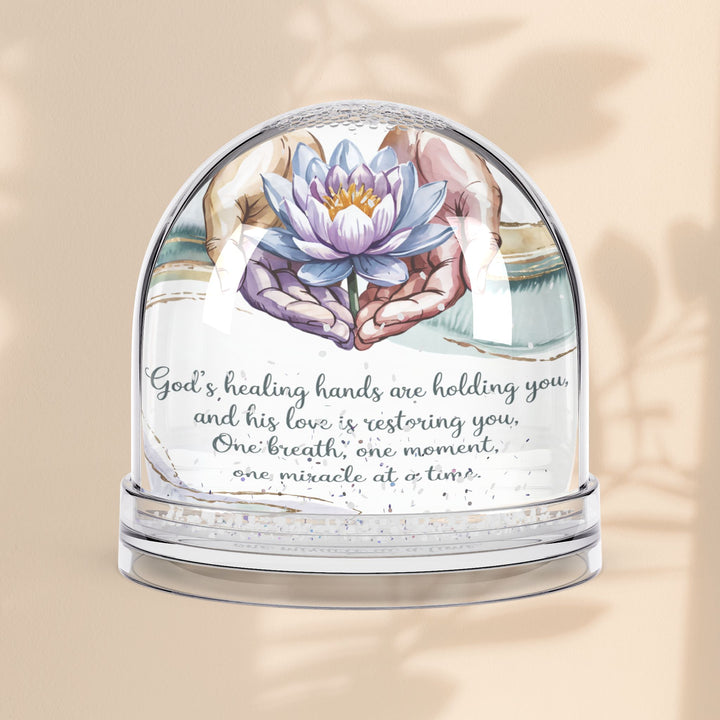 God’s Healing Hands Inspirational Snow Globe