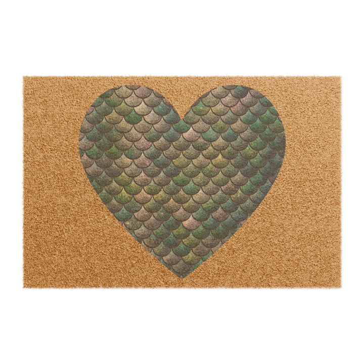 Mermaid Heart Doormat