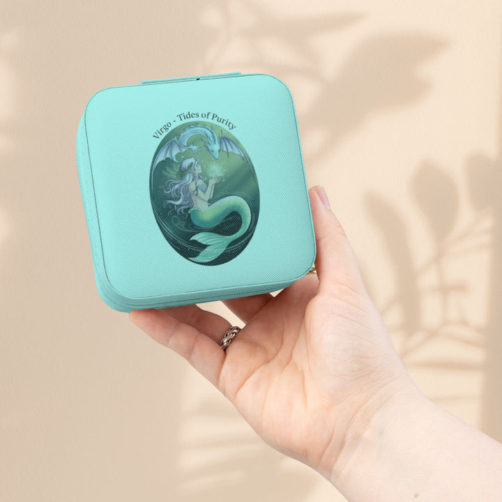Virgo Jewelry Travel Case — Compact Zodiac Organizer