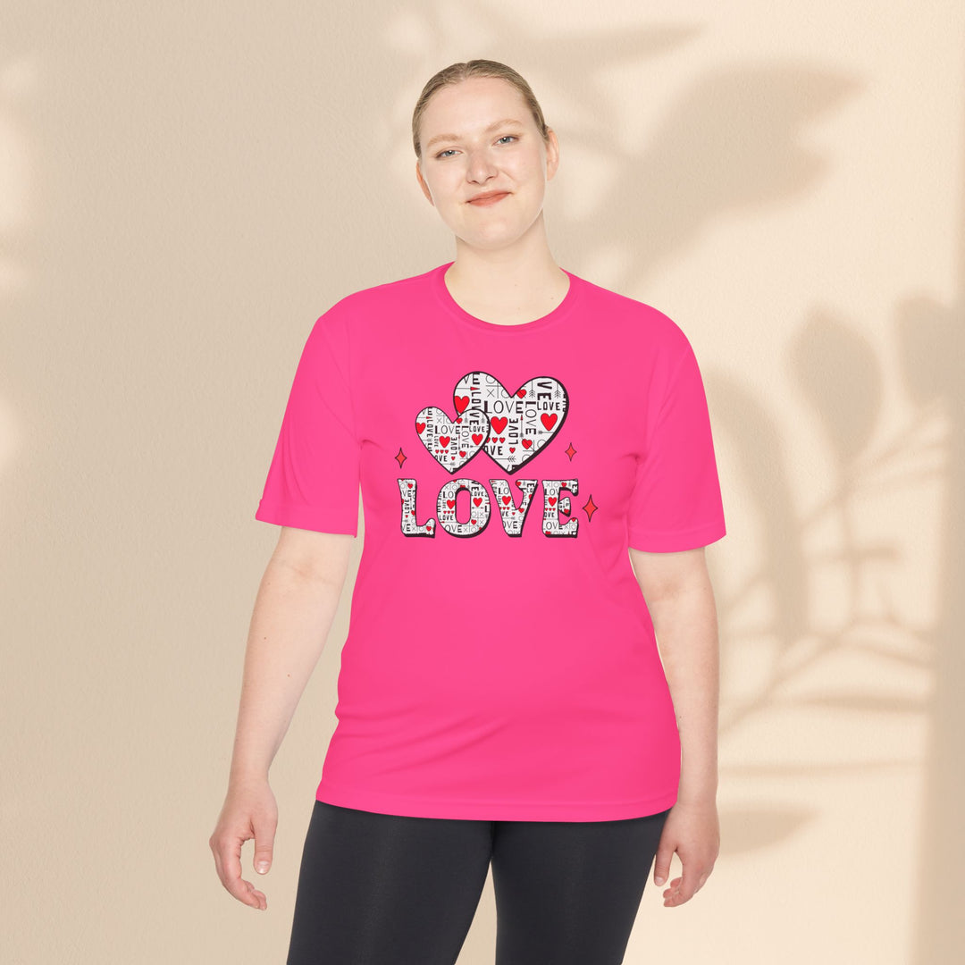 Unisex Moisture Wicking Tee - Love