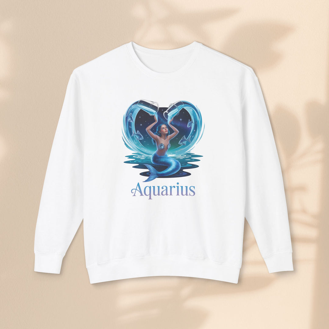 Aquarius Unisex Crewneck Sweatshirt, Zodiac Gifts, Astrology Apparel, Horoscope Sweatshirt, Birthday Gifts