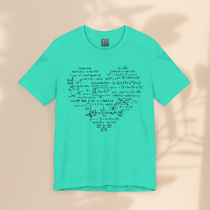 Unisex Jersey Short Sleeve Tee - Math Heart