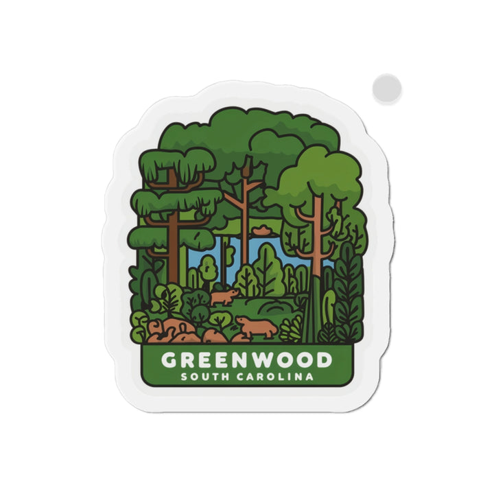 Die-Cut Magnets - Greenwood South Carolina