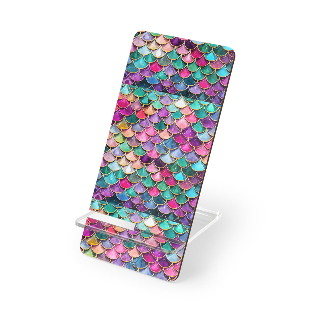 Phone Stand - Mermaid Scales Design