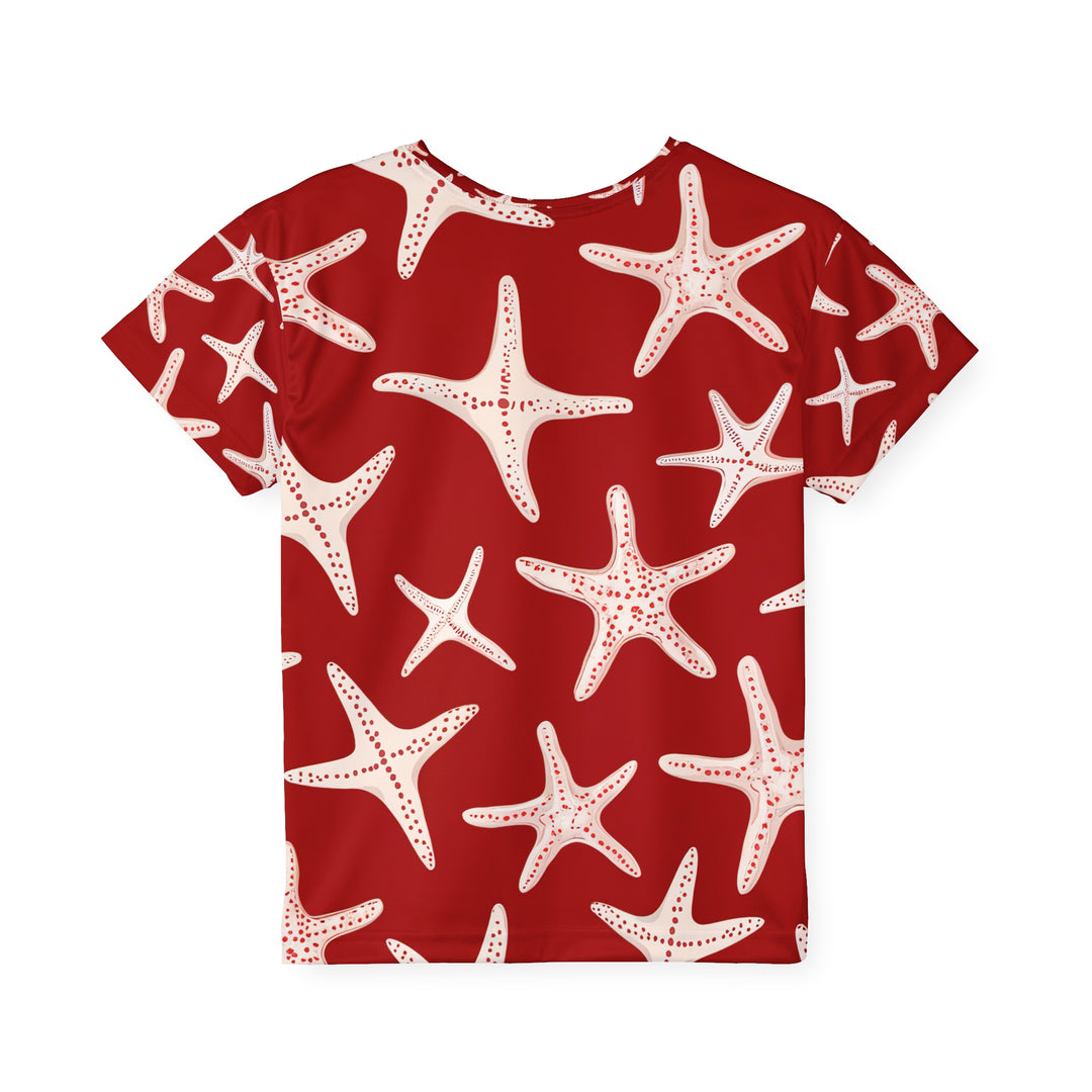 Kids Sports Jersey - Red Star