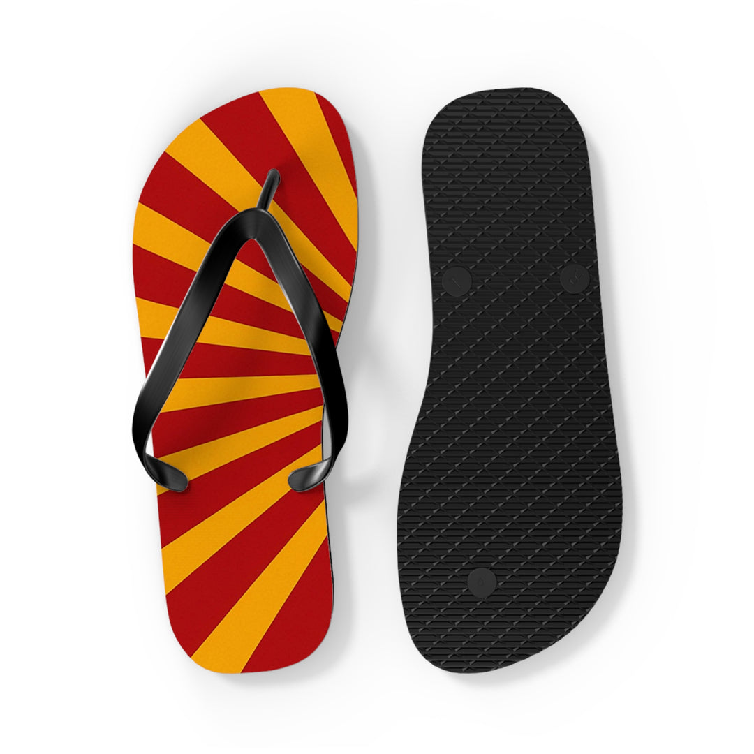 Flip Flops - Red Yellow