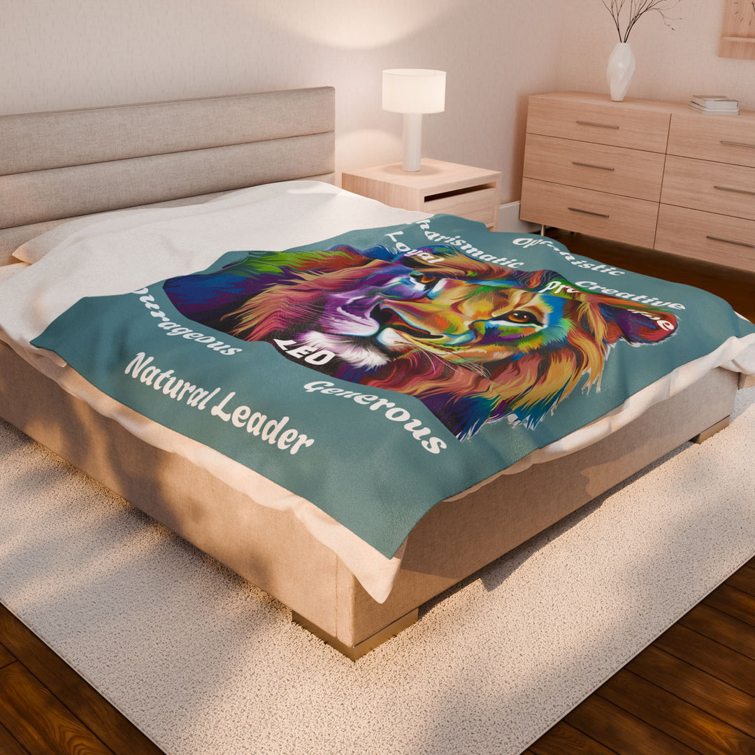 Velveteen Plush Blanket - LEO