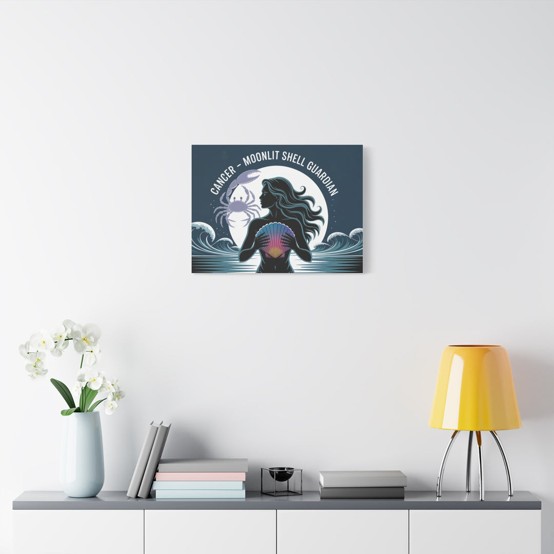 Zodiac Cancer Matte Stretched Canvas Wall Art