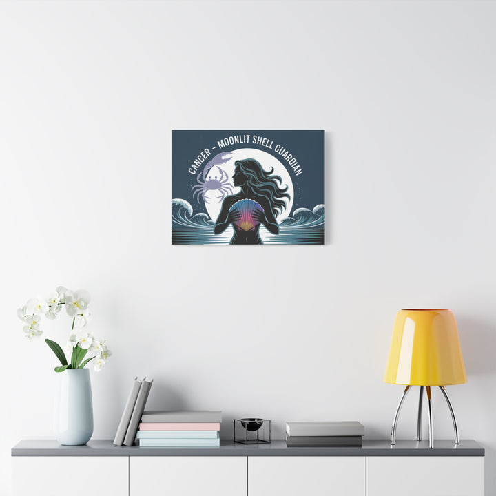 Zodiac Cancer Matte Stretched Canvas Wall Art