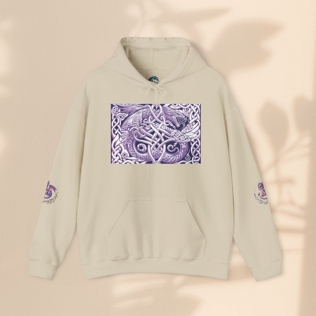 Celtic Dragon Hoodie, Gift for Fantasy Lovers