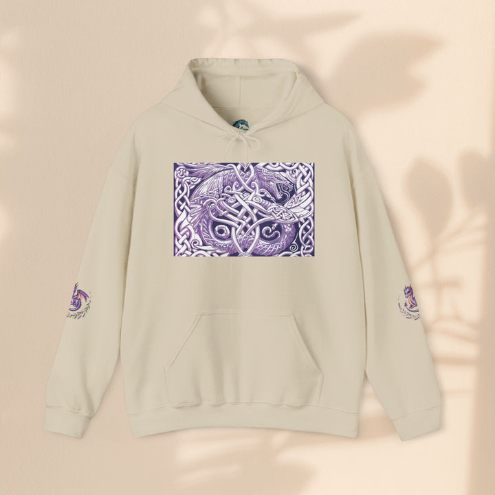 Celtic Dragon Hoodie, Gift for Fantasy Lovers