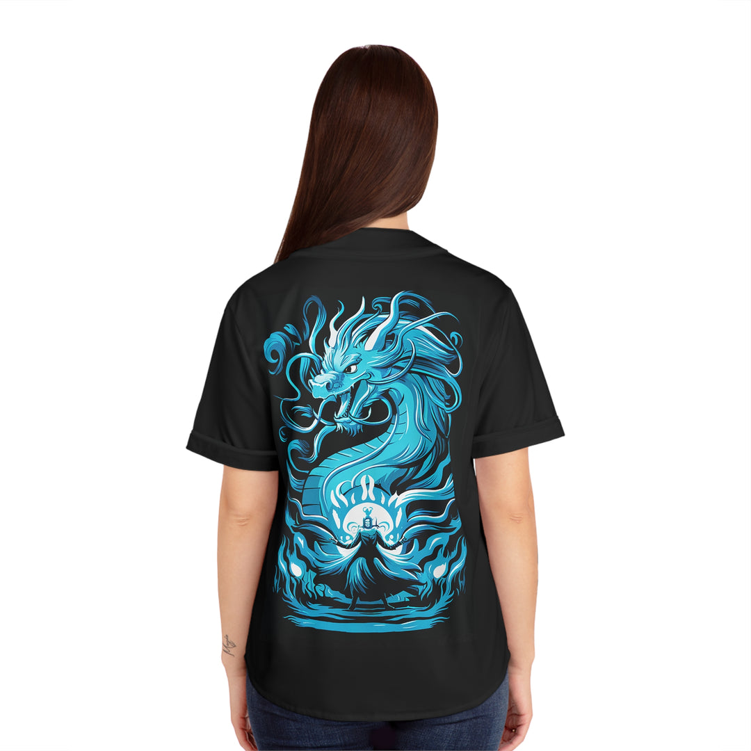 Women's Baseball Jersey - Majestic Dragon