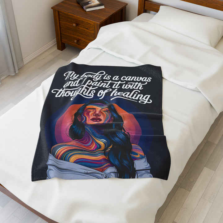 Plush Blanket - Thoughts of Healing
