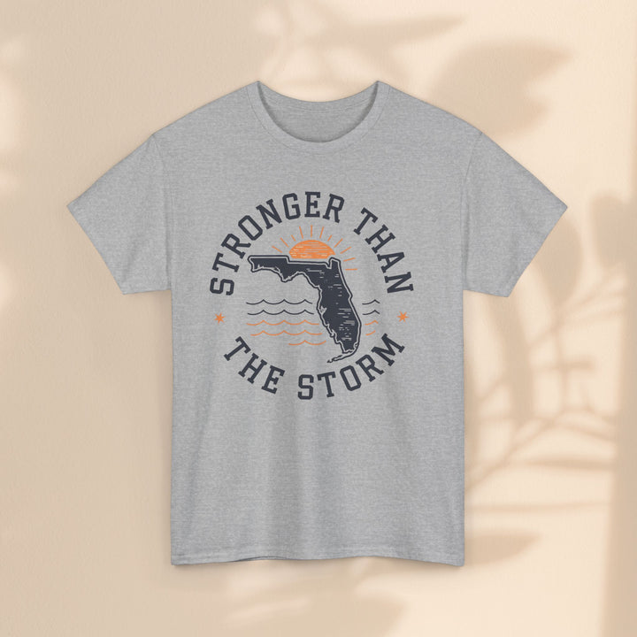 Unisex Heavy Cotton Tee - Stronger Than The Storm