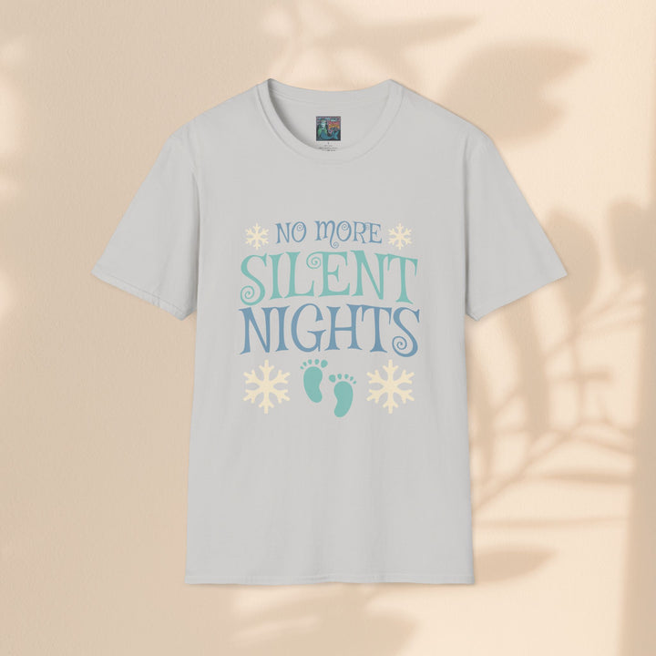 Softstyle T-Shirt - No more Silent Nights Pregnancy T-Shirt