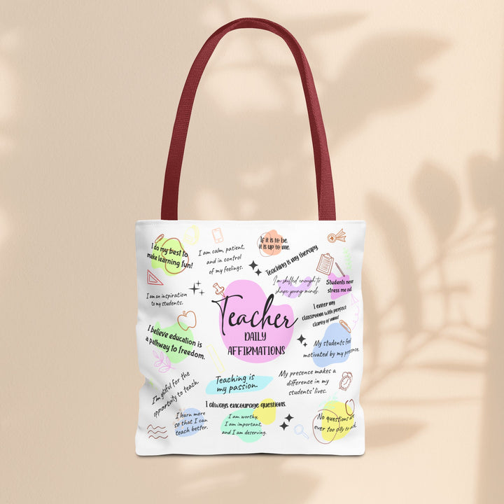 Tote Bag  - Teacher Daily Affirmations