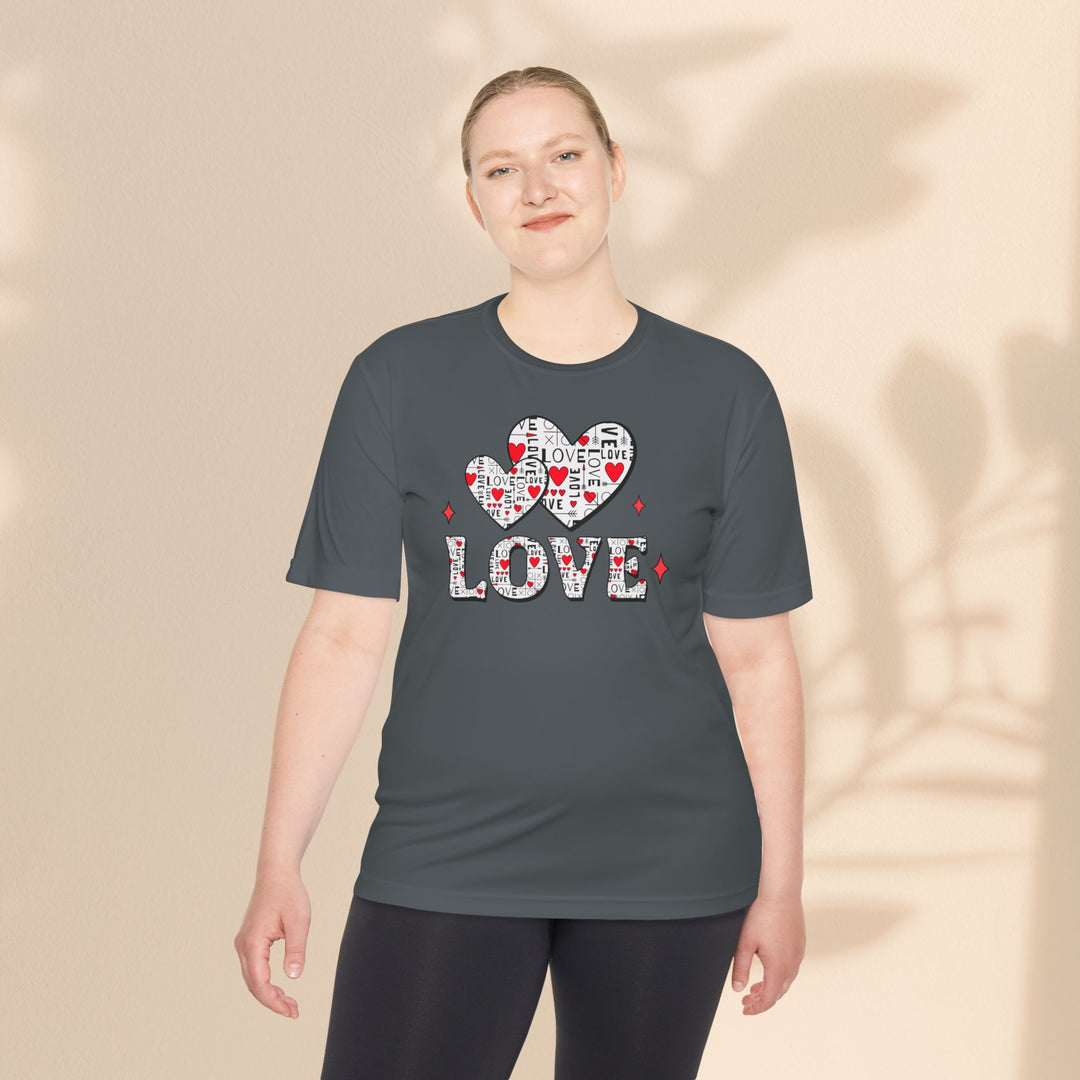 Unisex Moisture Wicking Tee - Love