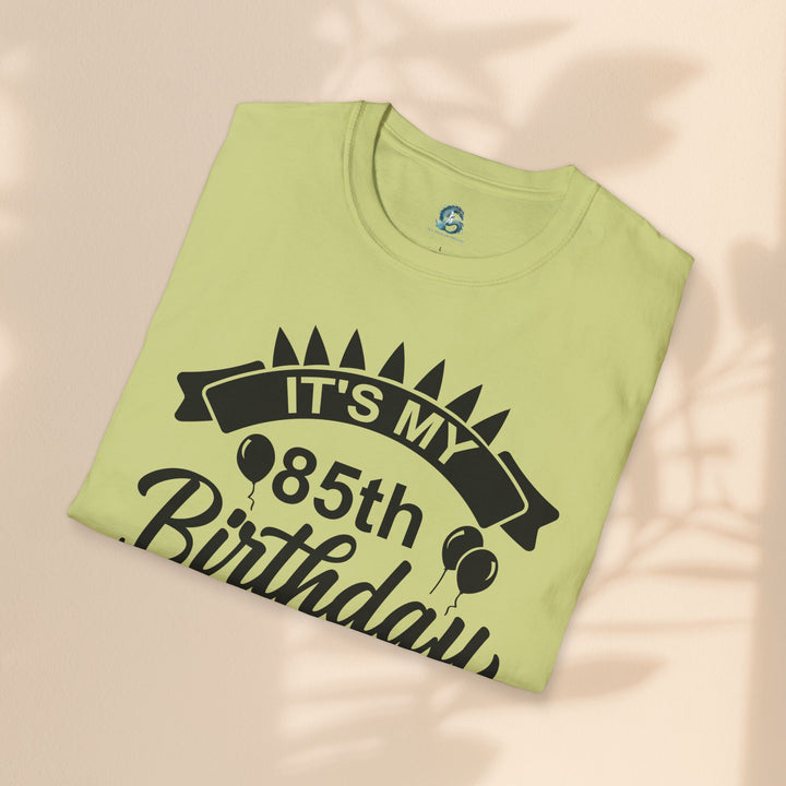 85th Birthday Celebration T-Shirt, Unisex Softstyle Tee for 85th Birthday, Milestone Birthday Gift, Birthday Party Outfit, Cute [...]