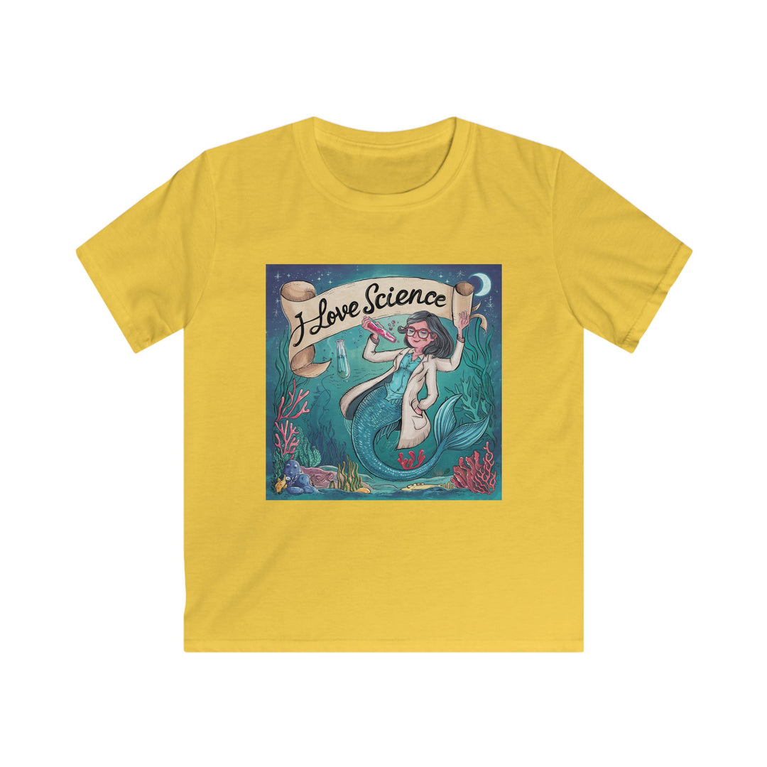 Kids Softstyle Tee - I Love Science