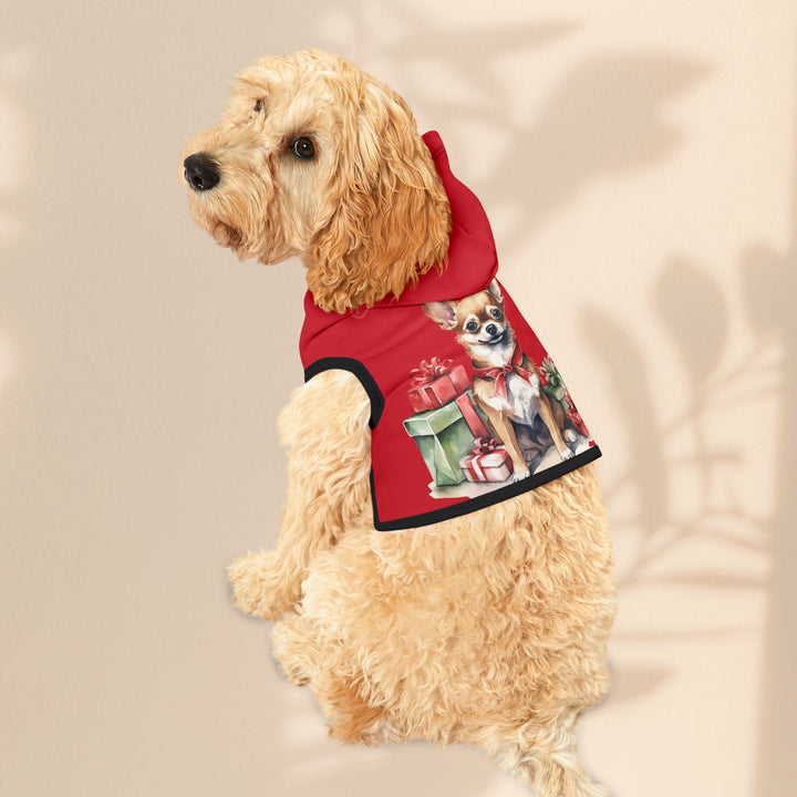 Cheerful Chihuahua Hoodie for Small Dogs, Holiday Wear for Pets