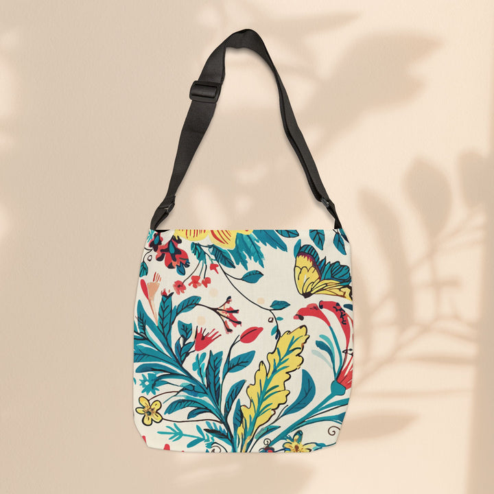 Adjustable Tote Bag - Coastal Flowers