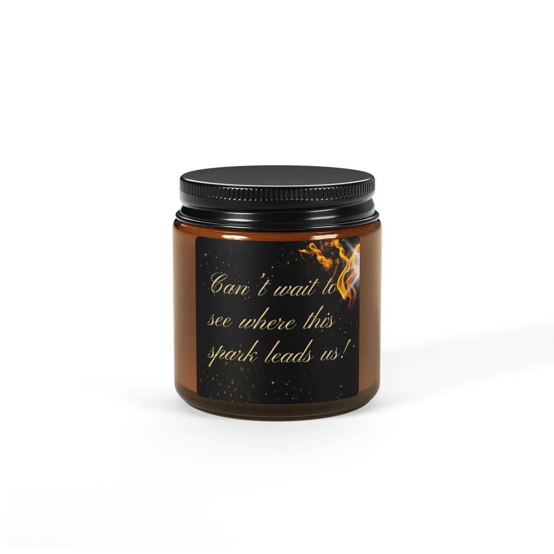 Scented Soy Candle (Multi-Size, Amber Jar) - Spark Leads Us