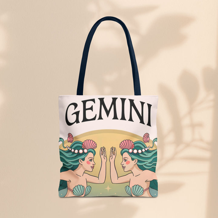 Gemini Zodiac Tote Bag, Astrological Bag, Personalized Gift, Astrology Lover, Horoscope Accessory, Birthday Present