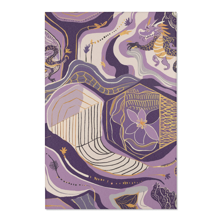 Purple Ocean Area Rug