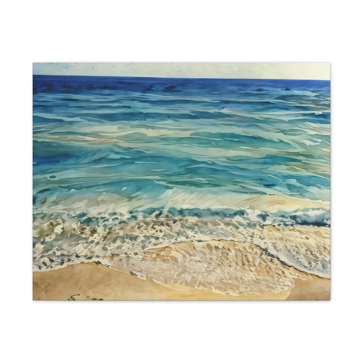 Stretched Beach Art Canvas Print