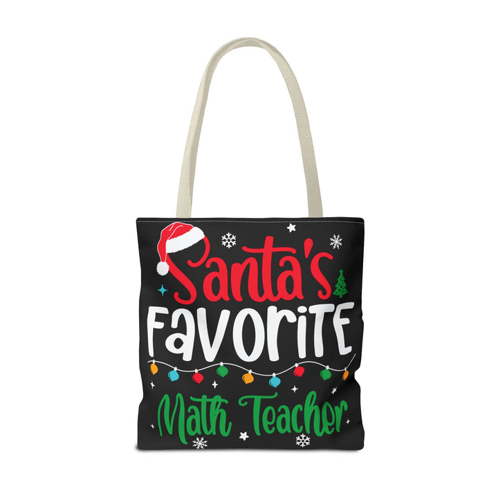 Tote Bag  - Santa's Favorite Math Teacher