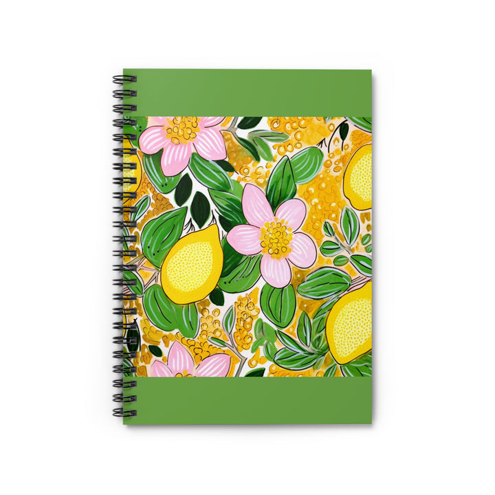 Spiral Notebook - Ruled Line - Florida Lemons