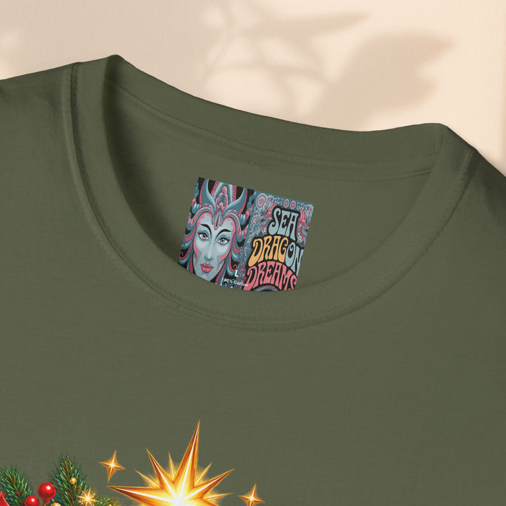 Joy to the World Christmas T-Shirt — Festive Wreath Holiday Tee