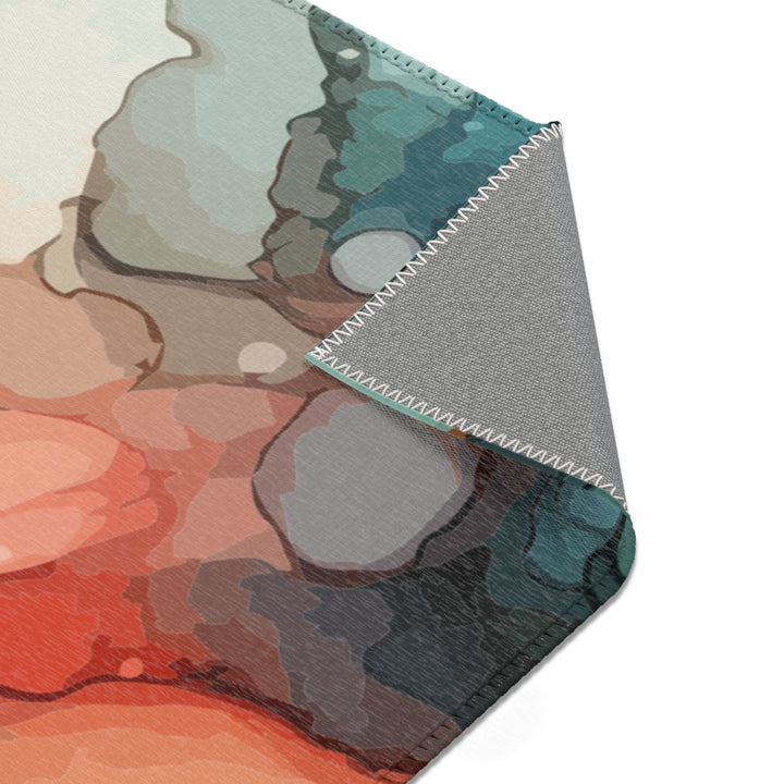 Watercolor Mermaid Area Rug