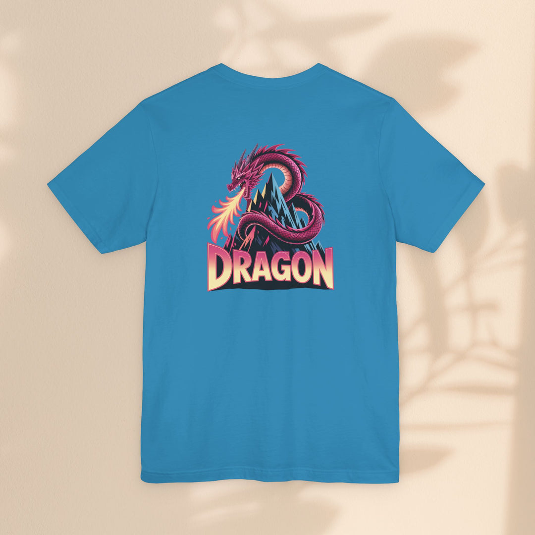 Dragon Graphic Tee, Unisex T-Shirt, Fantasy Shirt, Gift for Gamers, Dragon Lovers Shirt, Casual Wear, Unique Apparel