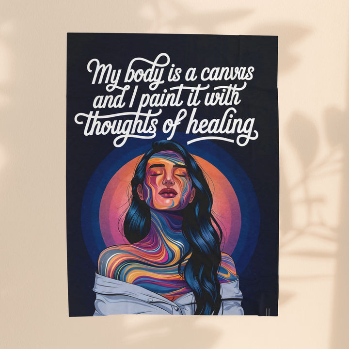 Plush Blanket - Thoughts of Healing