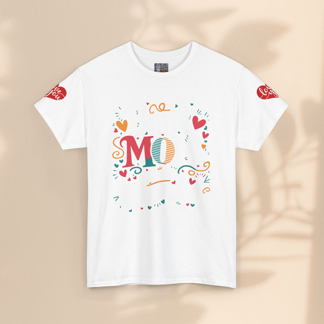 Colorful Unisex Heavy Cotton Tee - Best Mom In The World for Mother's Day gift